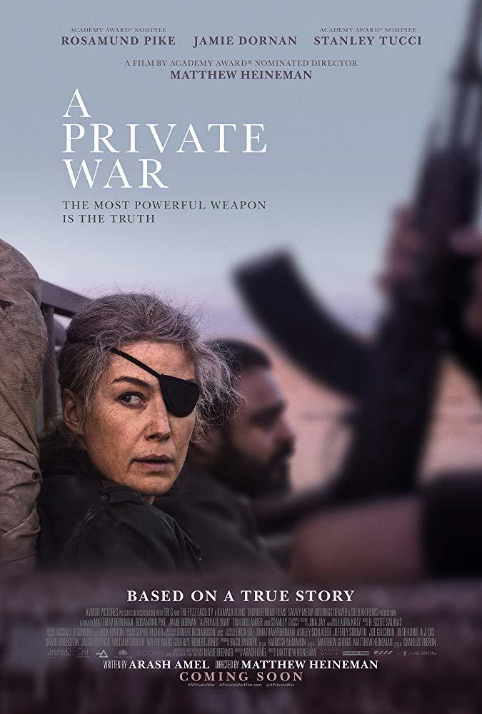 پوستر فیلم سینمایی «جنگ خصوصی» (A Private War)